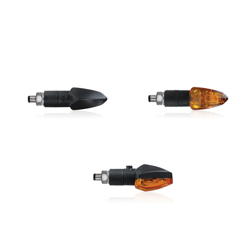 Clignotants Tinny Noir / Orange